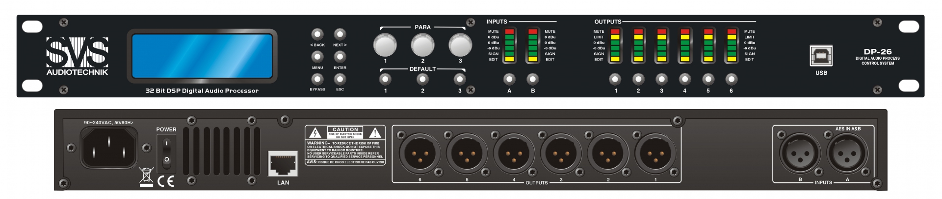 SVS Audiotechnik DP-26 Цифровой процессор: 2 входа 6 выходов в Урюпинске