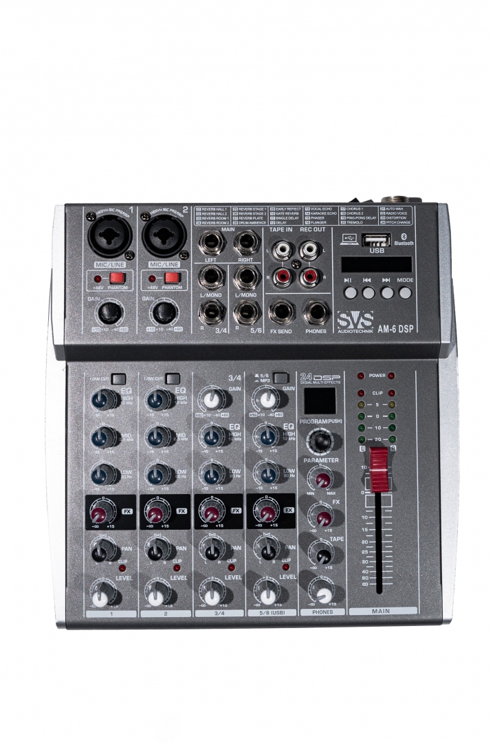 SVS Audiotechnik mixers AM-6 DSP Микшерный пульт аналоговый, 6-канальный SVS Audiotechnik mixers в Урюпинске